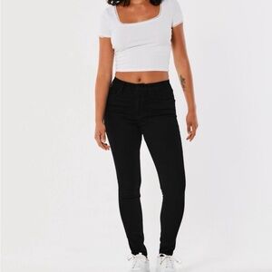 Hollister Black High-Rise Skinny Jeans